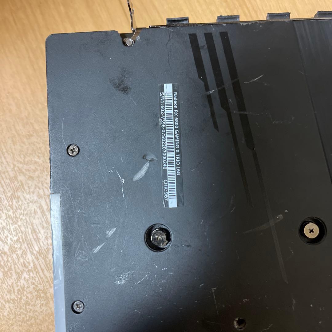 MSIRadeonRX 6800 gaming x trio 16GB ジャンク