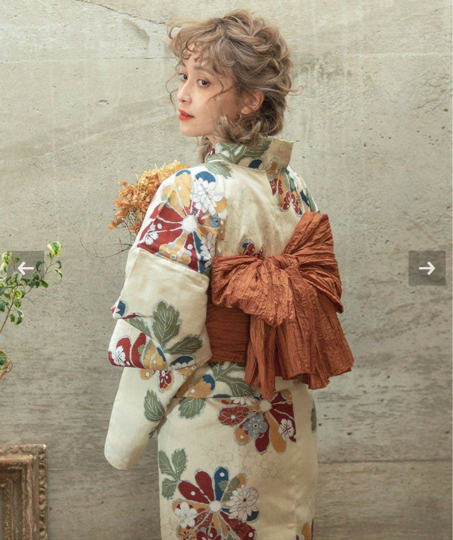 【古典菊】Dita 浴衣セット【ゆかた・帯・下駄】