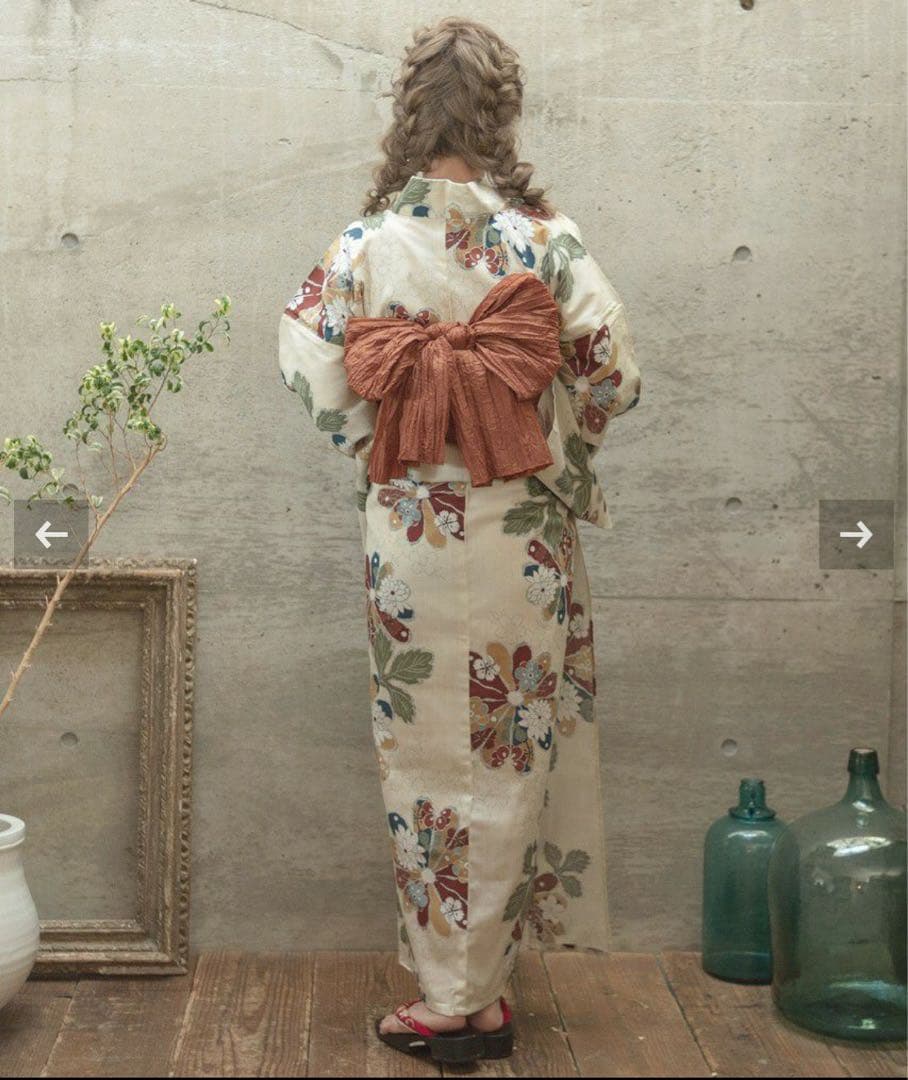 【古典菊】Dita 浴衣セット【ゆかた・帯・下駄】