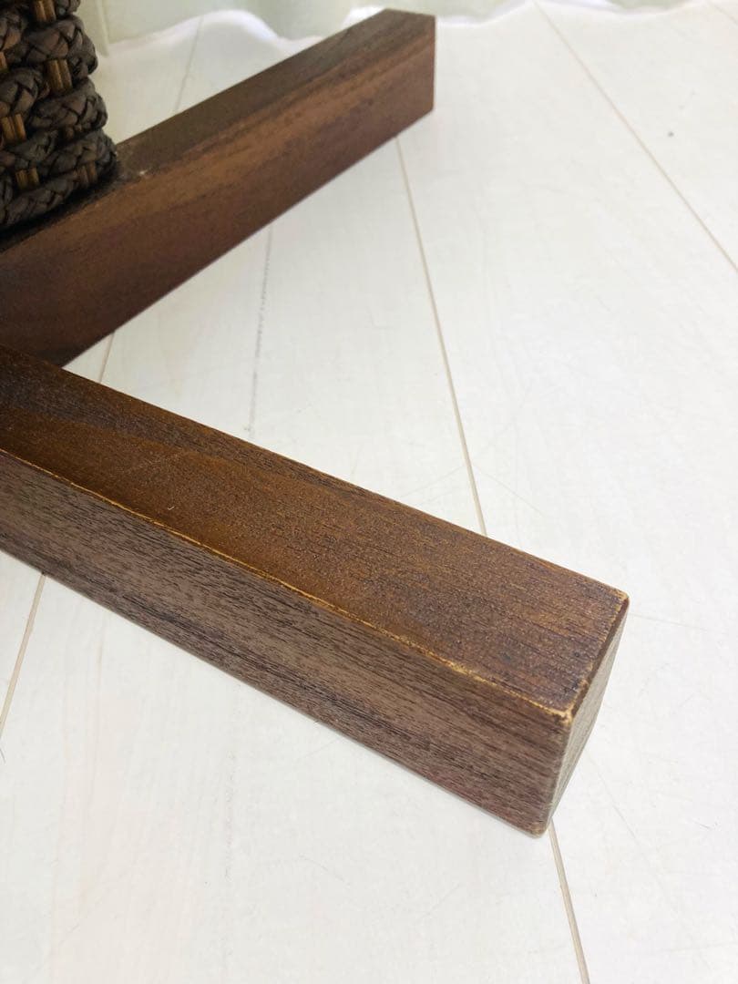 カウンターテーブル　コーヒーテーブル　アジアン　ウッド　ウォーターヒヤシンス