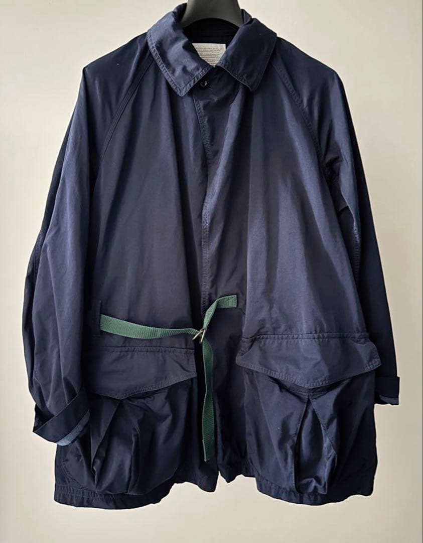 値下げ　kolor カラー　17ss Pe/Ny ツイルコート