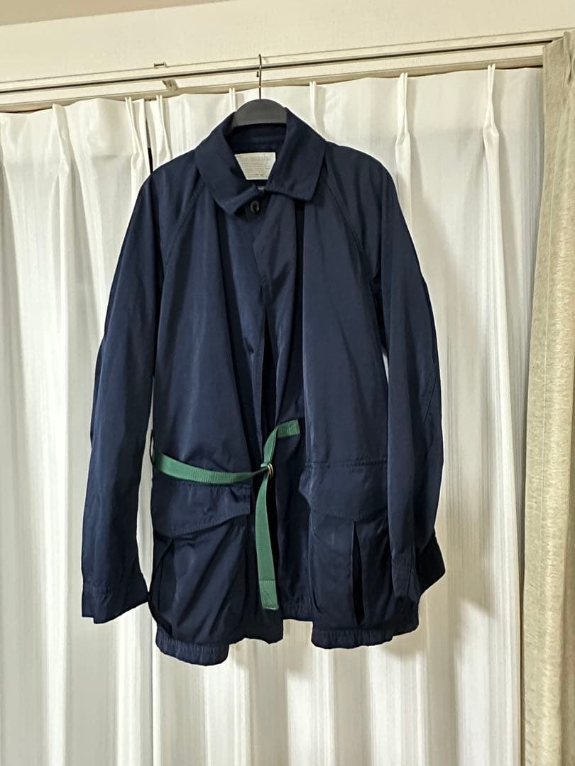 値下げ　kolor カラー　17ss Pe/Ny ツイルコート