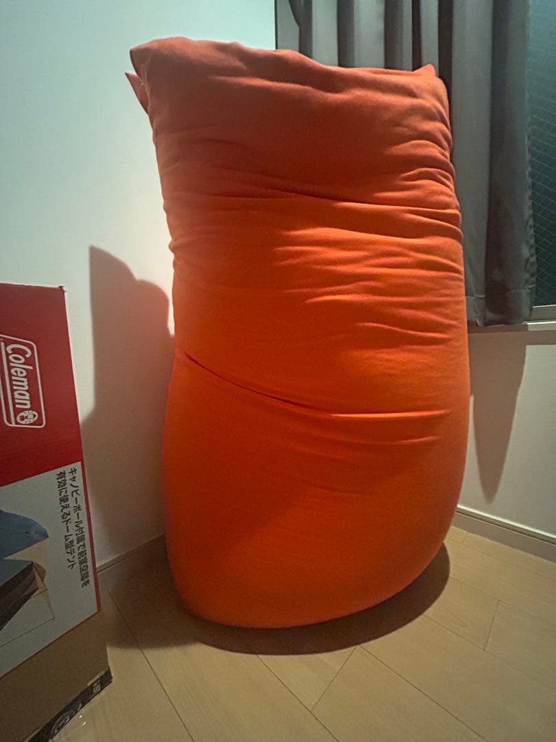 Yogibo MAX ヨギボーマックス　オレンジ ビーズクッション