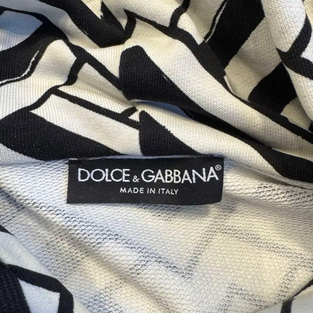 DOLCE & GABBANA 幾何学グラフィック パーカー フーディー M