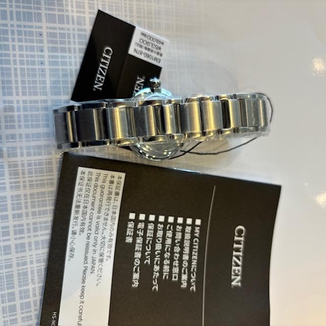 CITIZEN　腕時計 シチズン ダイヤ 白 EM1060-87N