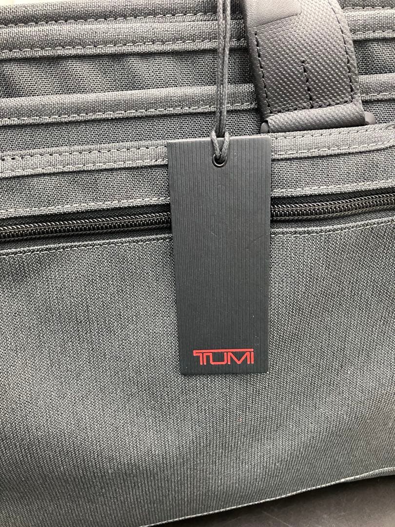 TUMI ALPHA 2 スリムデラックス ブリーフケース キャンバス グレー