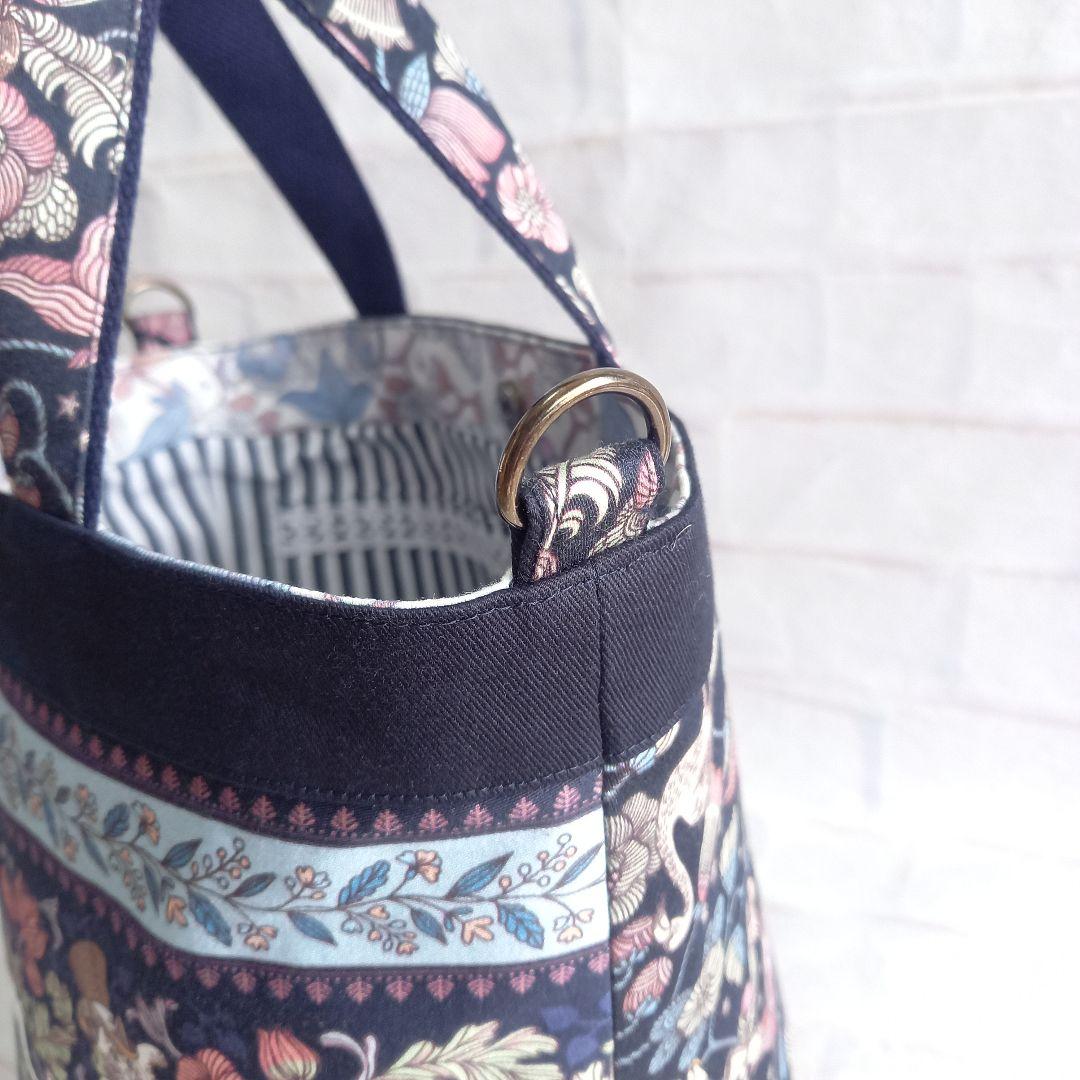 【専用】ジョリーフルール かごバッグ ハンドメイド