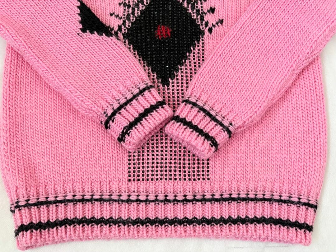 エルマンノシェルビーノ　ピンクニット　38