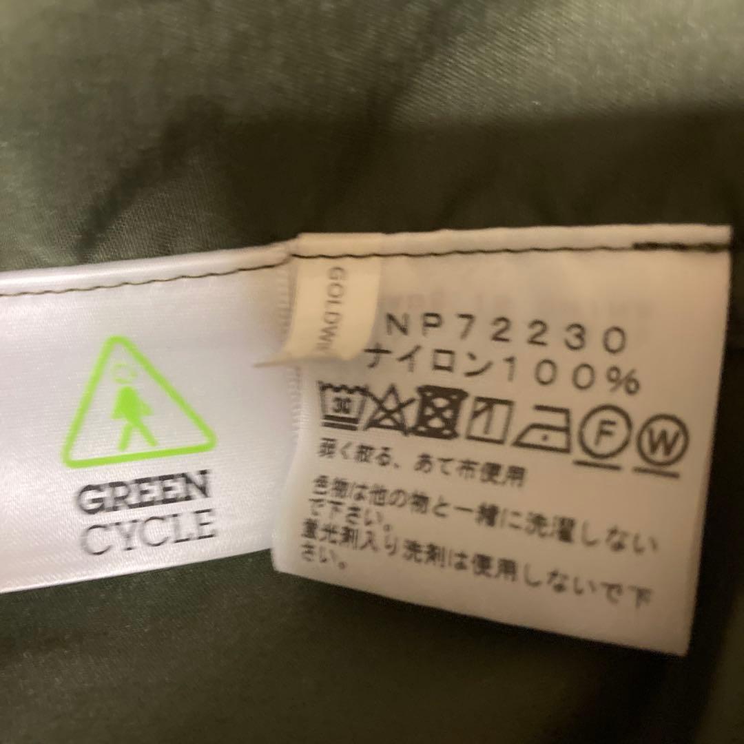 ノースフェイス　コンパクトジャケット　NP72230 サイズXL 黒xカーキ