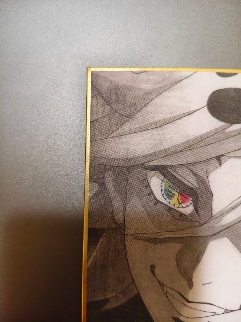 鬼滅の刃　Webくじ　放送開始一周年記念　複製ミニ色紙　童磨