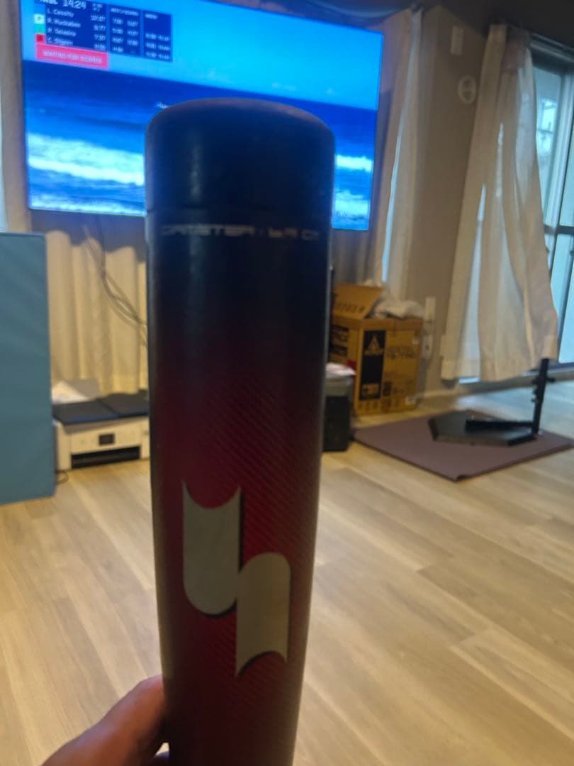 MM23 少年用軟式バット 赤/黒　綺麗 690g 80cm 値下げ交渉承ります