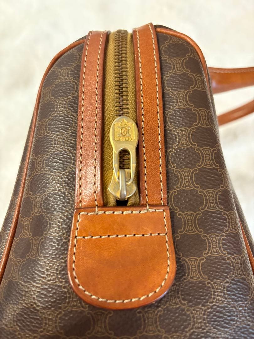 CELINE ヴィンテージ ボストン バッグ ハンドバッグ セリーヌ