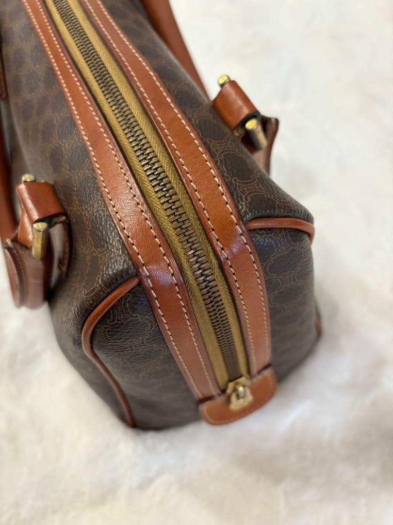 CELINE ヴィンテージ ボストン バッグ ハンドバッグ セリーヌ