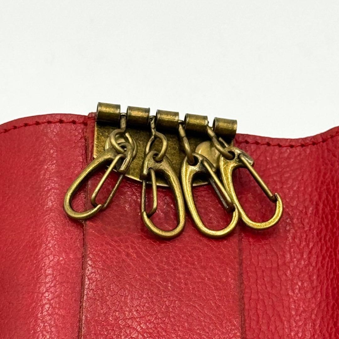 【IL BISONTE】ビンテージ 本革キーケース＆ミニ財布 外注修理済