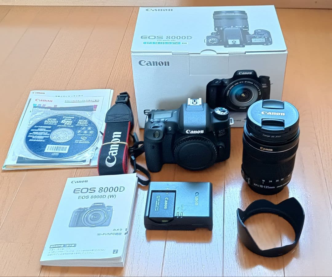 キャノン EOS 8000D 18-135 IS STM キットwi-fi機能付