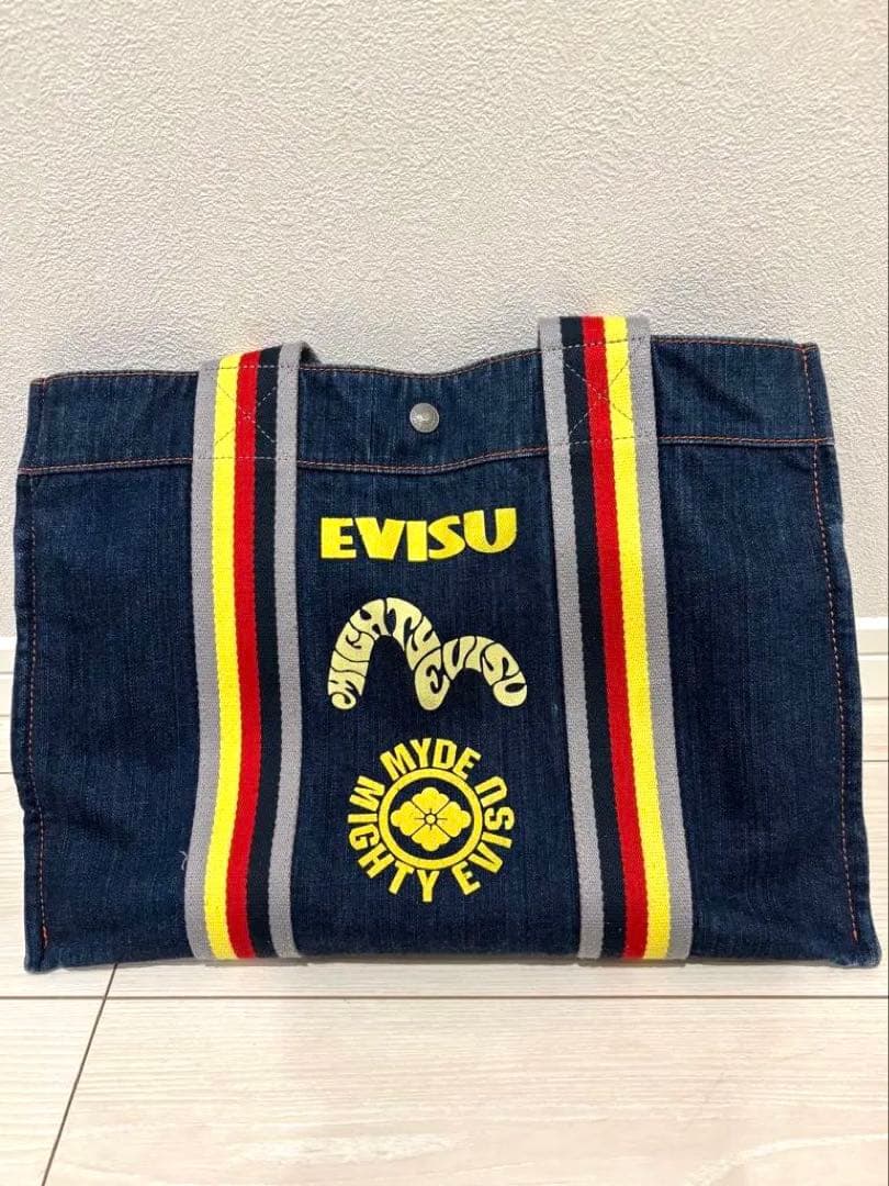 EVISU デニムトートバッグ