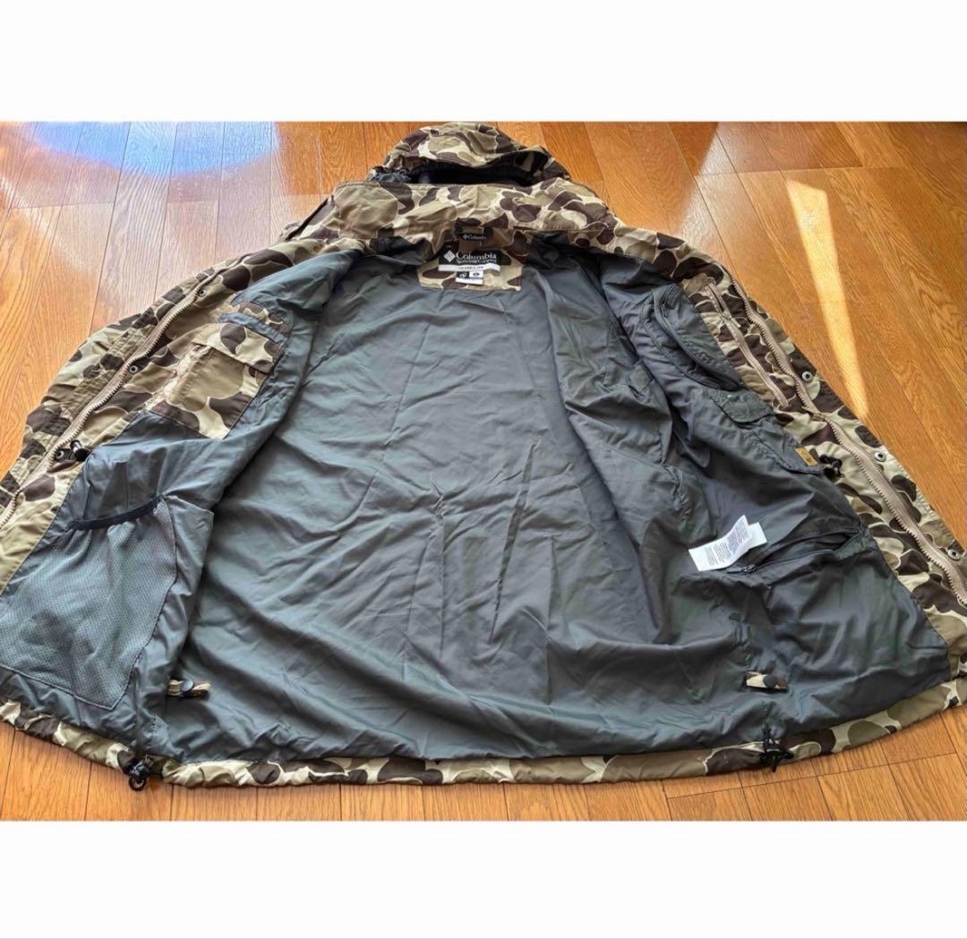Columbia 迷彩 マウンテンパーカー　ダックカモ　XL