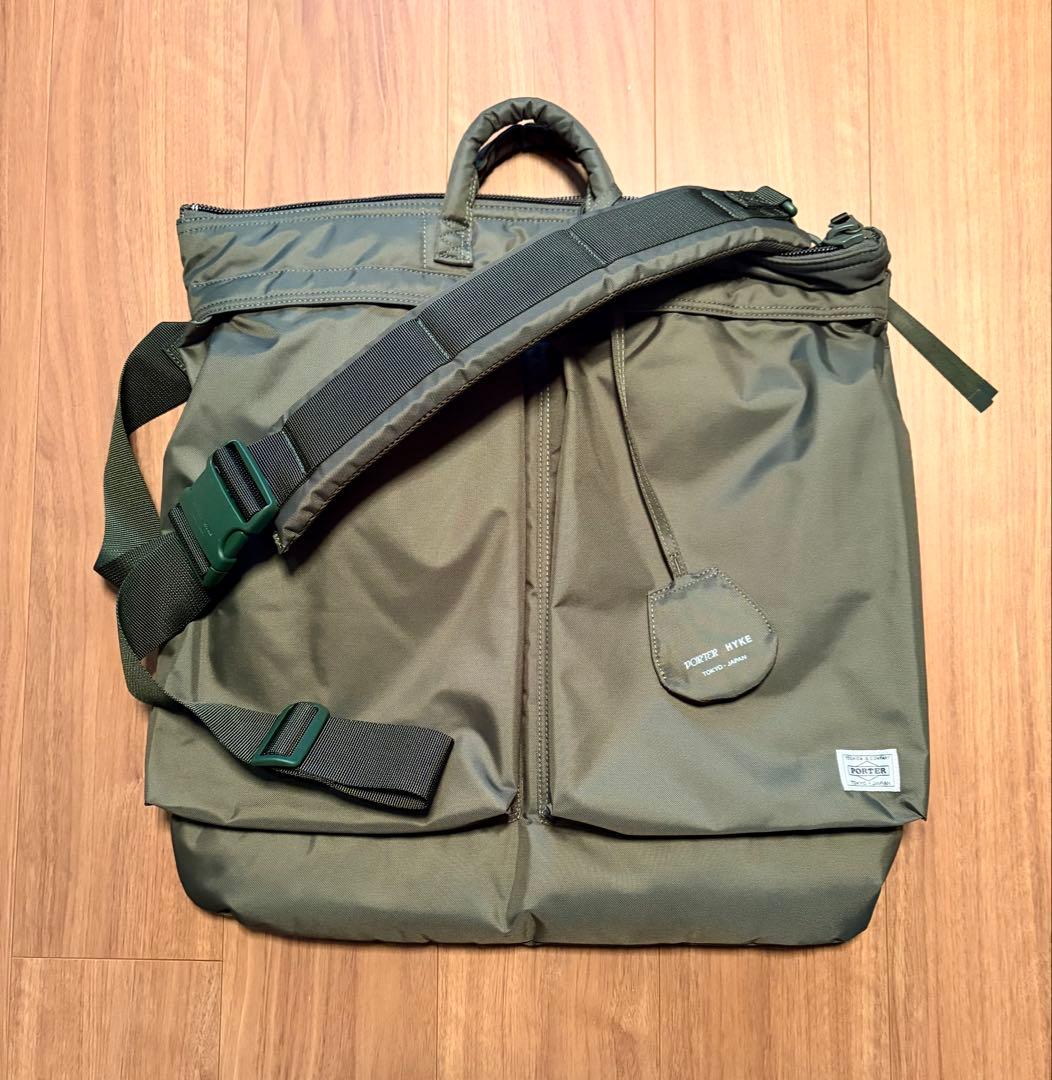 【新品未使用】ポーター ハイク ヘルメットバッグ 25AW オリーブ