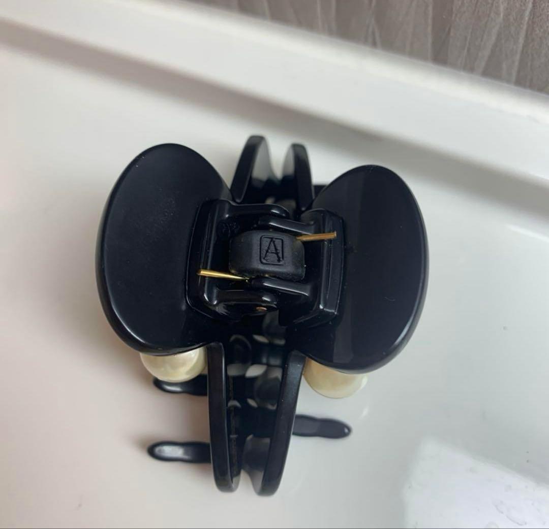 p-p@　アレクサンドルドゥパリ　パール付き　ヘアクリップ