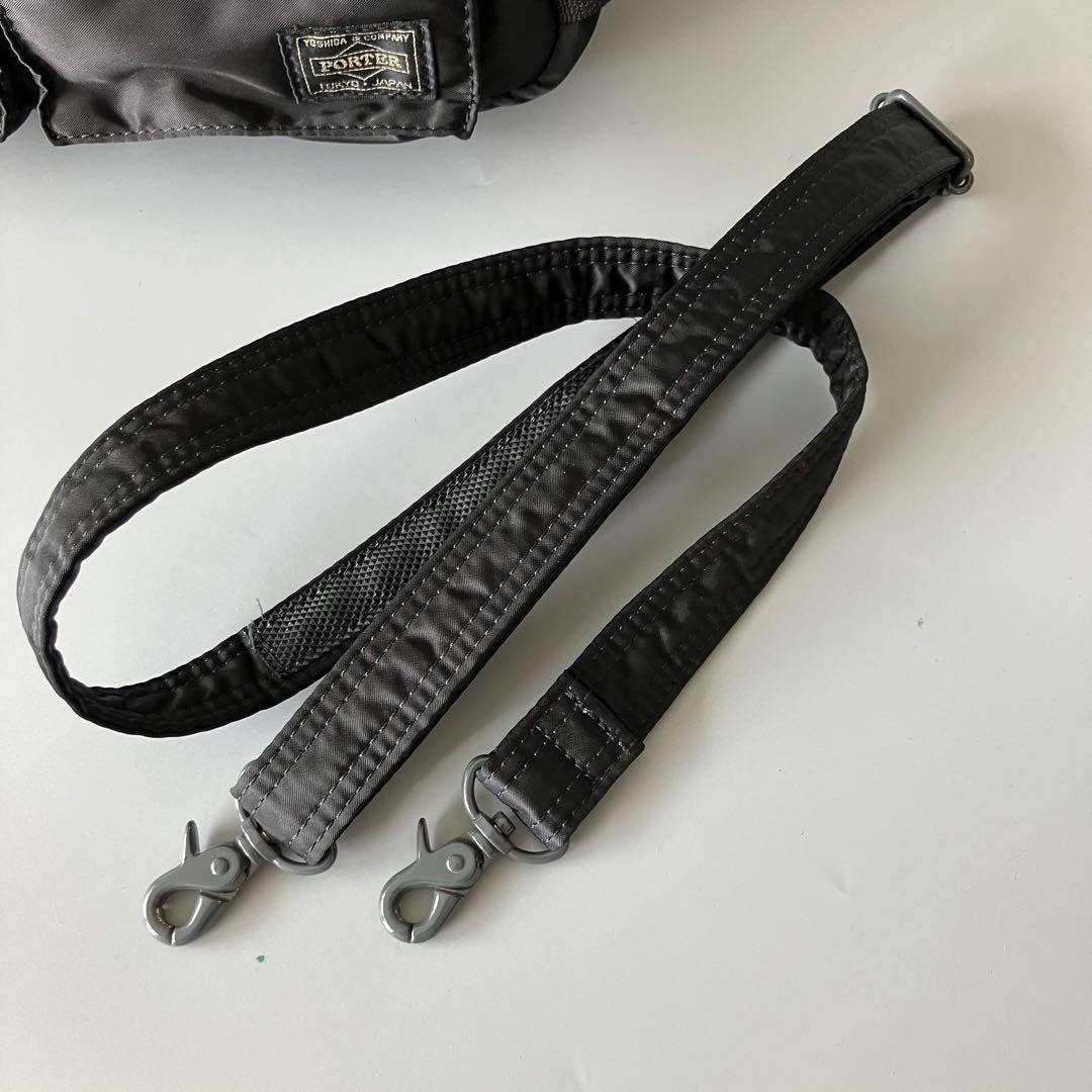 極美品 PORTER / TANKER WAIST BAG/ショルダーベルト付き