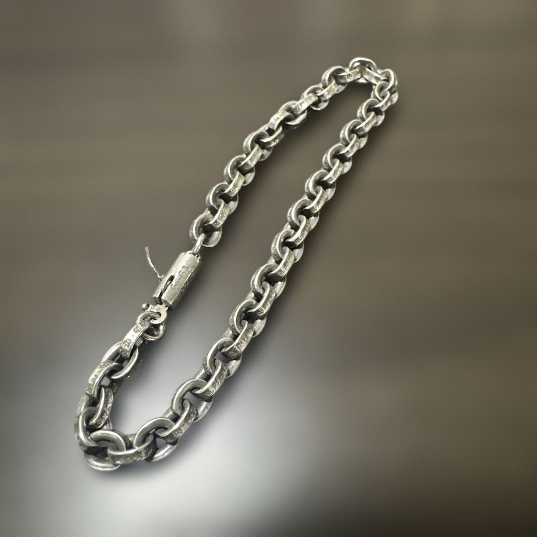 終末限定クロムハーツ　ペーパーチェーン シルバーブレスレット 7.5インチ