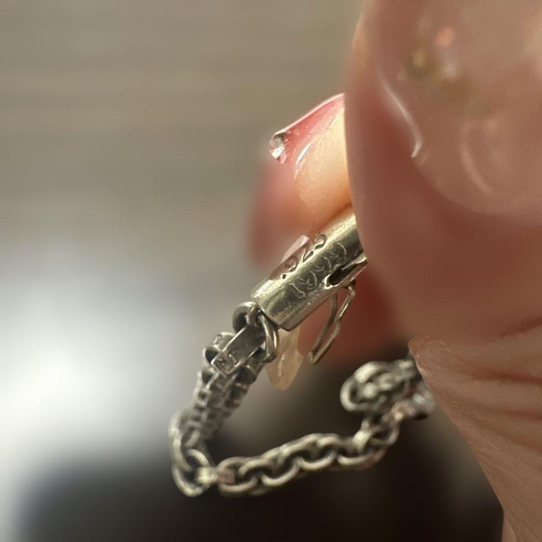 終末限定クロムハーツ　ペーパーチェーン シルバーブレスレット 7.5インチ