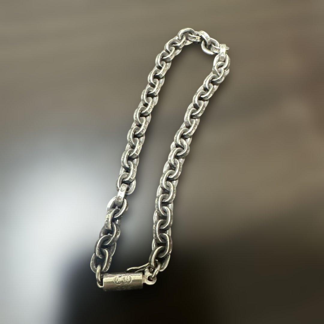 終末限定クロムハーツ　ペーパーチェーン シルバーブレスレット 7.5インチ