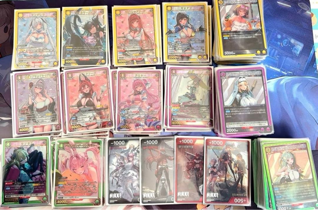 ユニオンアリーナ nikke 全色PcSR以下4コン BPカウンターセット