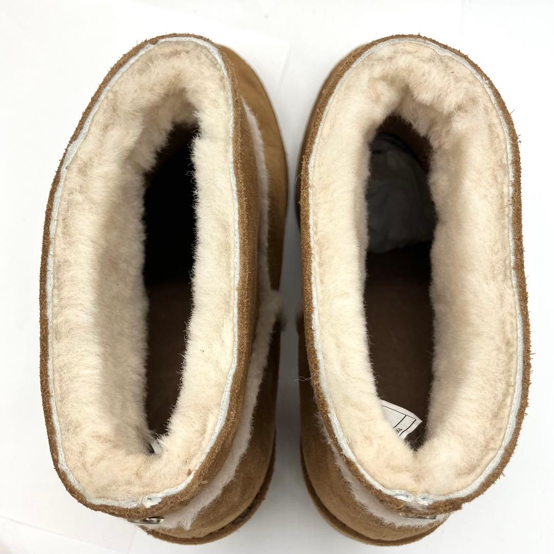 【大人気】　アグ　ケーセン　ショートブーツ　26cm 太ヒール　スエード