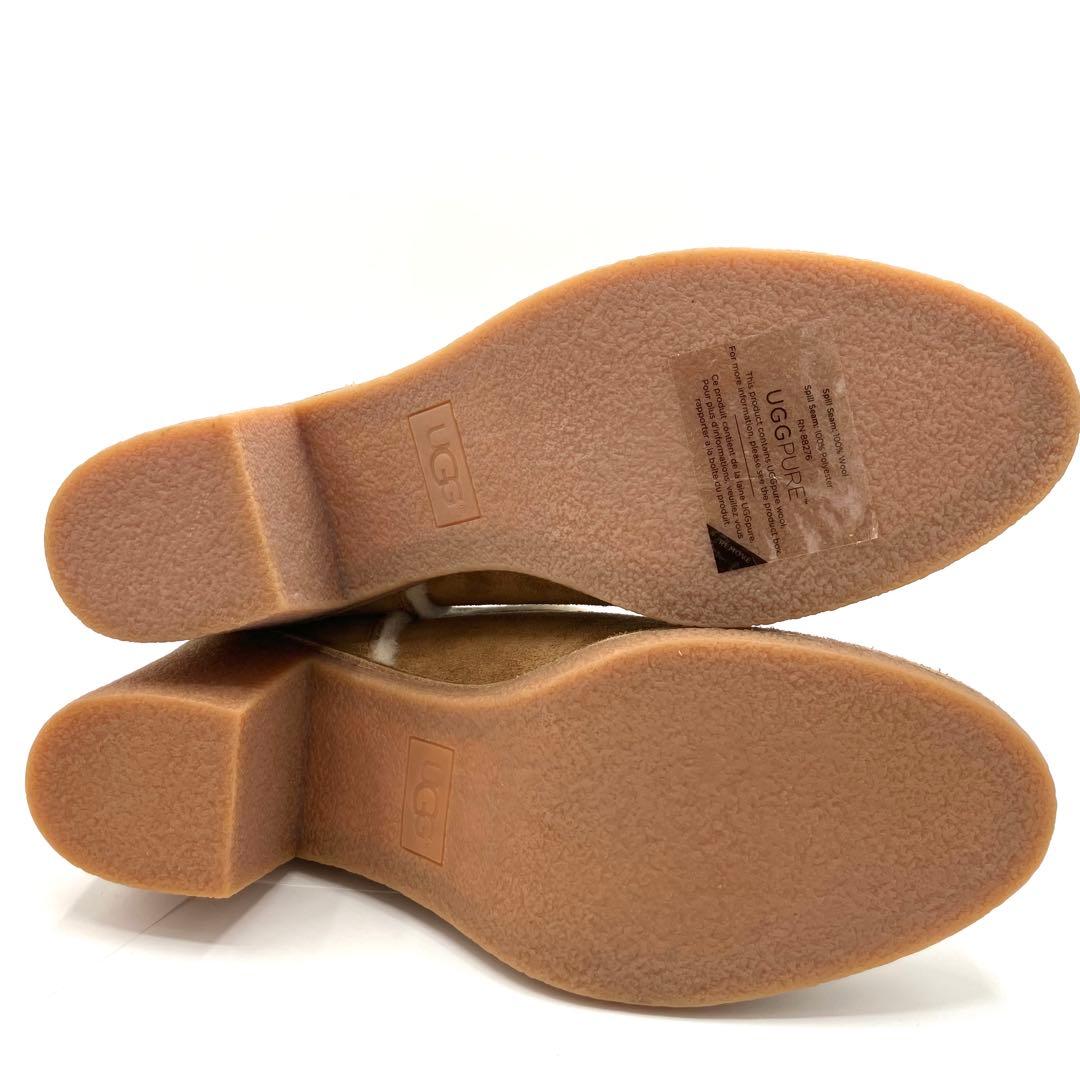 【大人気】　アグ　ケーセン　ショートブーツ　26cm 太ヒール　スエード