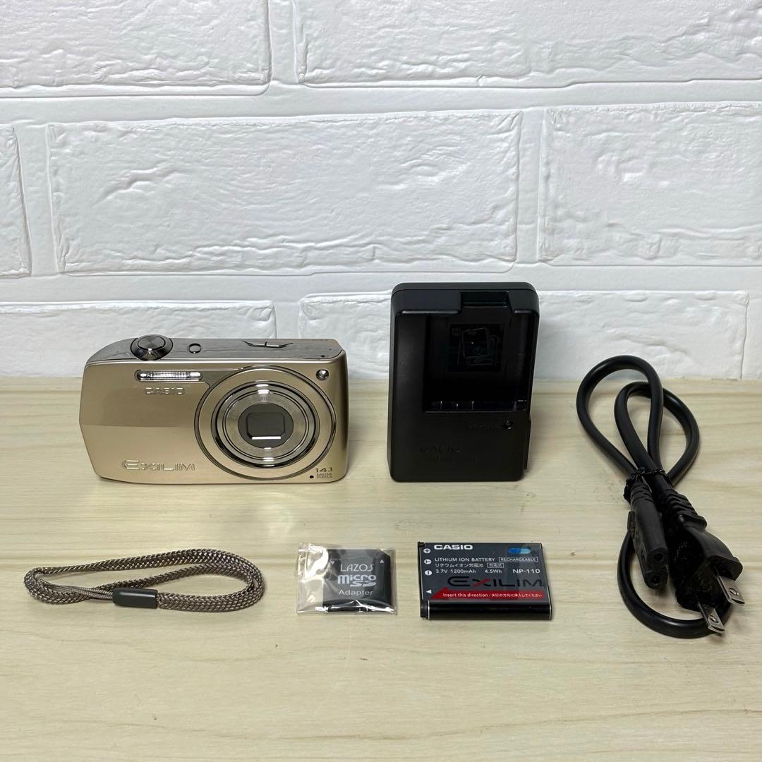 【美品】CASIO EXILIM EX-Z2300 コンデジ ゴールド カシオ