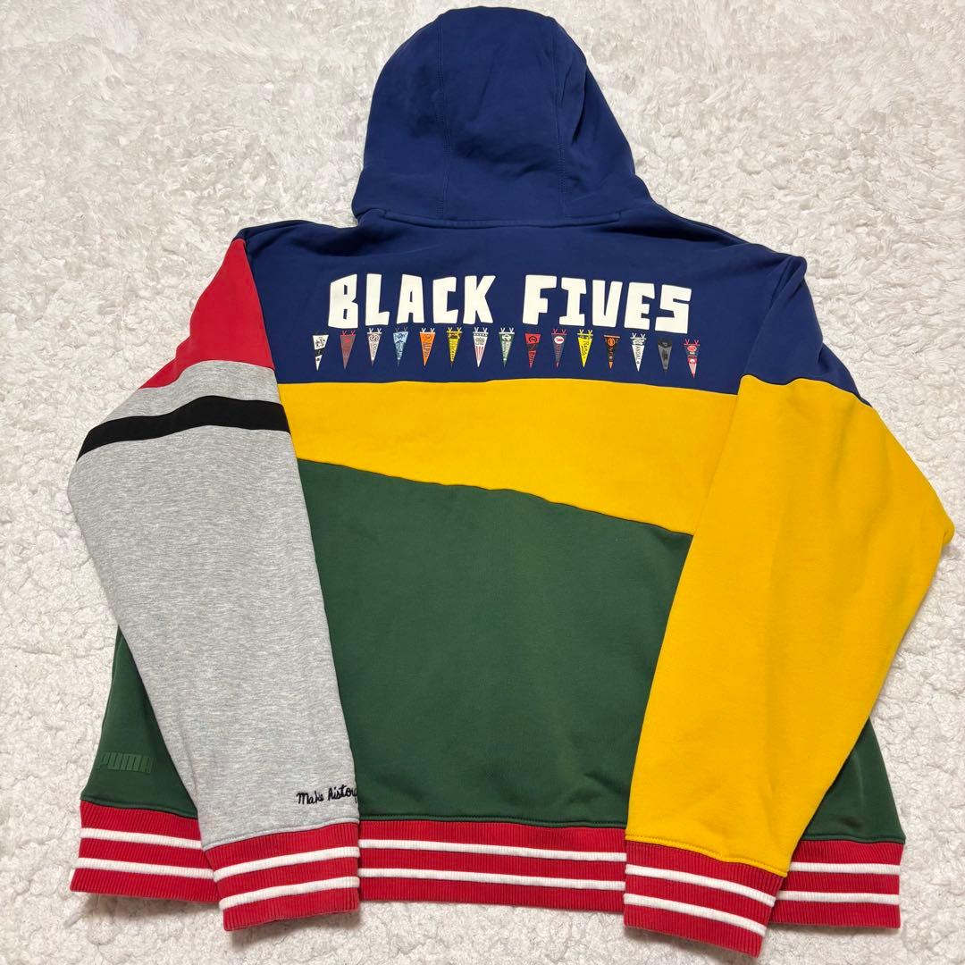【美品✨】PUMA BLACK FIVES ジャージ セットアップ カラフル