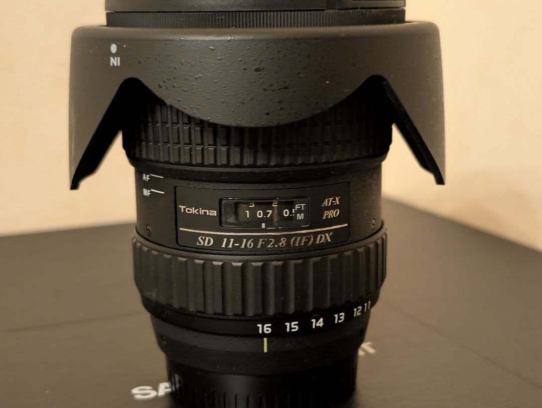 レンズ(ズーム) Tokina SD 11-16 F2.8 DX