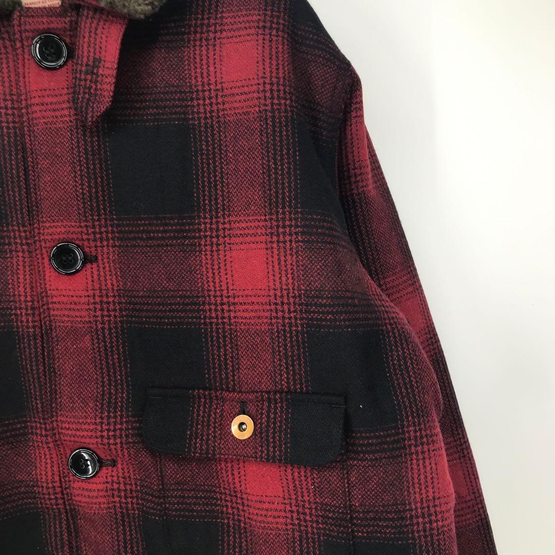 【未使用】アットダーティー　ブルゾン　L　オンブレチェック