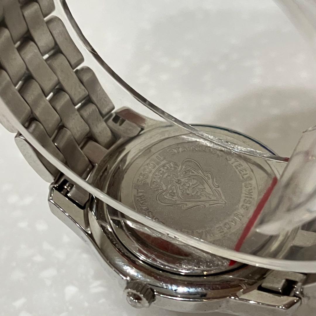 【美品】GUCCI グッチ 5500L クォーツ腕時計 ブラック　電池新品