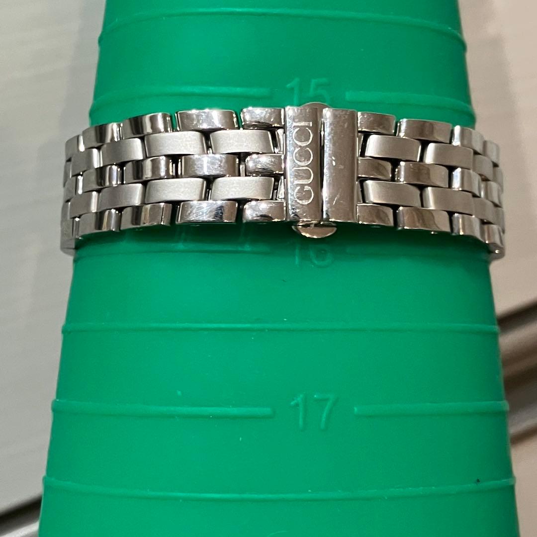 【美品】GUCCI グッチ 5500L クォーツ腕時計 ブラック　電池新品