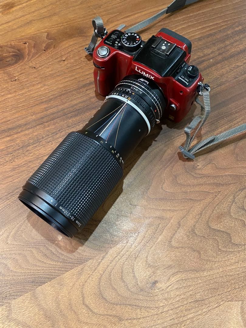 LUMIX G1 ミラーレス一眼　ニコンシリーズE 70-210 動作品　望遠