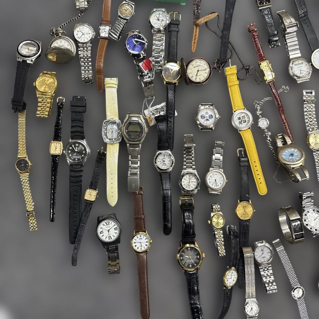 サ*ジ様 大量CASIO citizen seiko時計まとめ現状ジャンク60サ