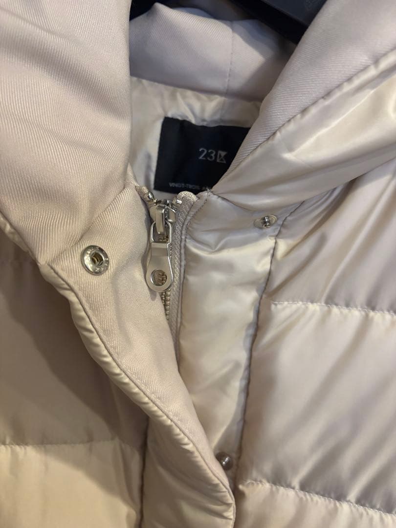 新品 23区 大きい 48 ダウンジャケット あたたかコート 洗えるシレータフタ