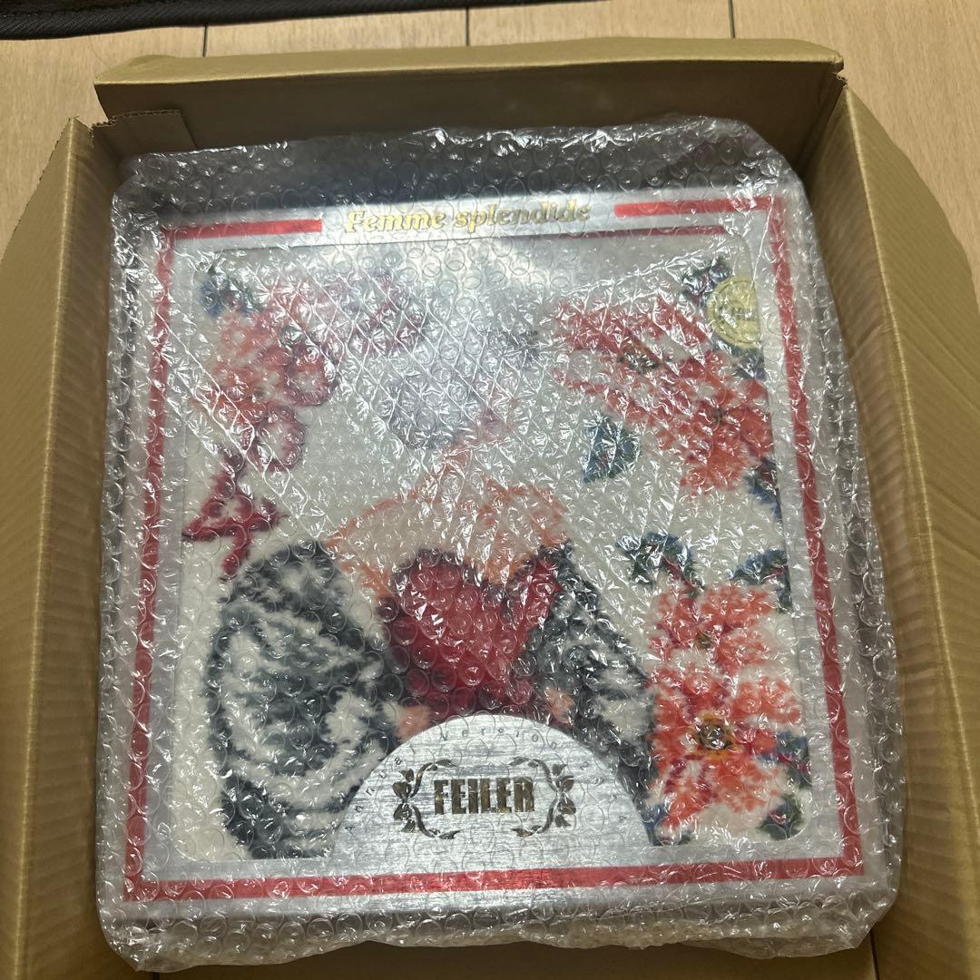 【未開封】フェイラー シェニール織 大判タオルハンカチ8枚セット