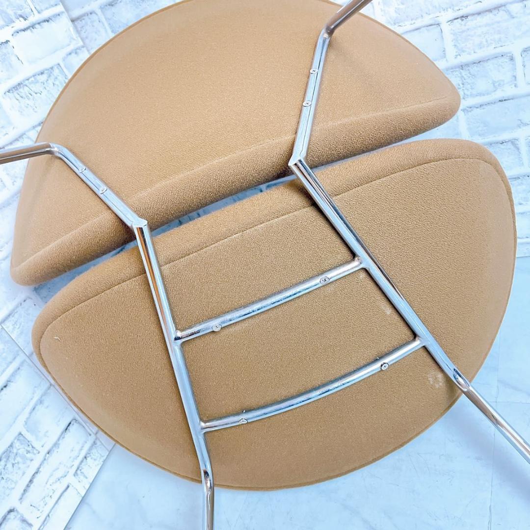 【おしゃれ】オレンジスライスチェア　ピエール・ポーリン　ブラウン　洗浄済み★