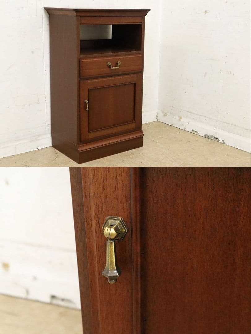 マルニ【地中海シリーズ】高級電話台・TEL台/FAX台サイドチェスト◆クラシック