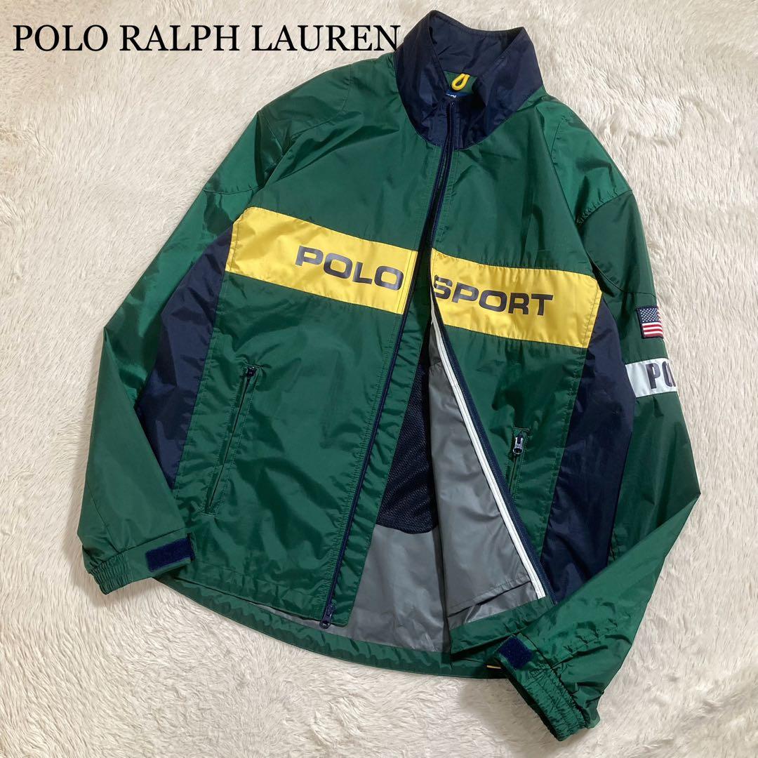 美品 ポロスポーツ ラルフローレン ウィンドブレーカー POLOロゴ ナイロン
