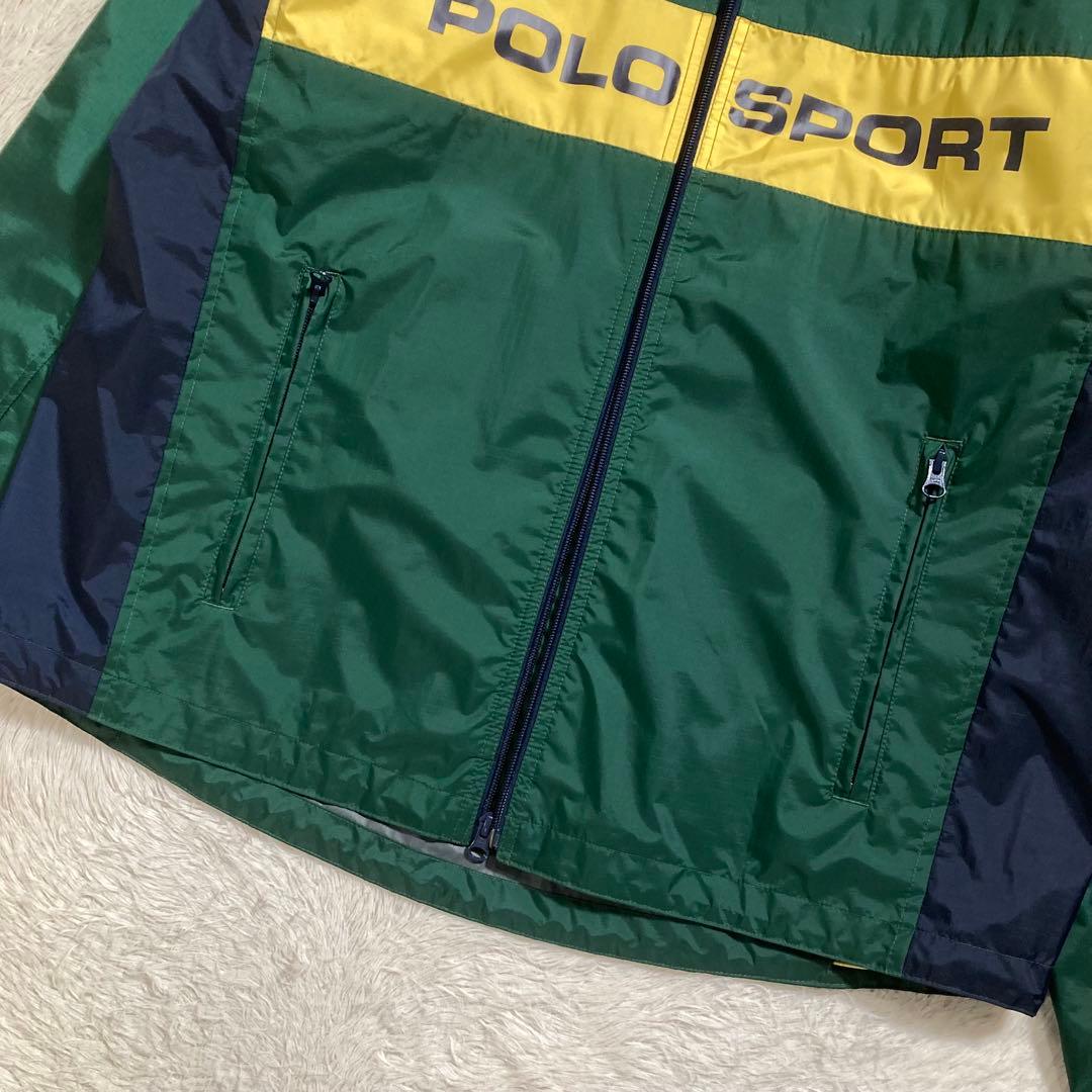 美品 ポロスポーツ ラルフローレン ウィンドブレーカー POLOロゴ ナイロン