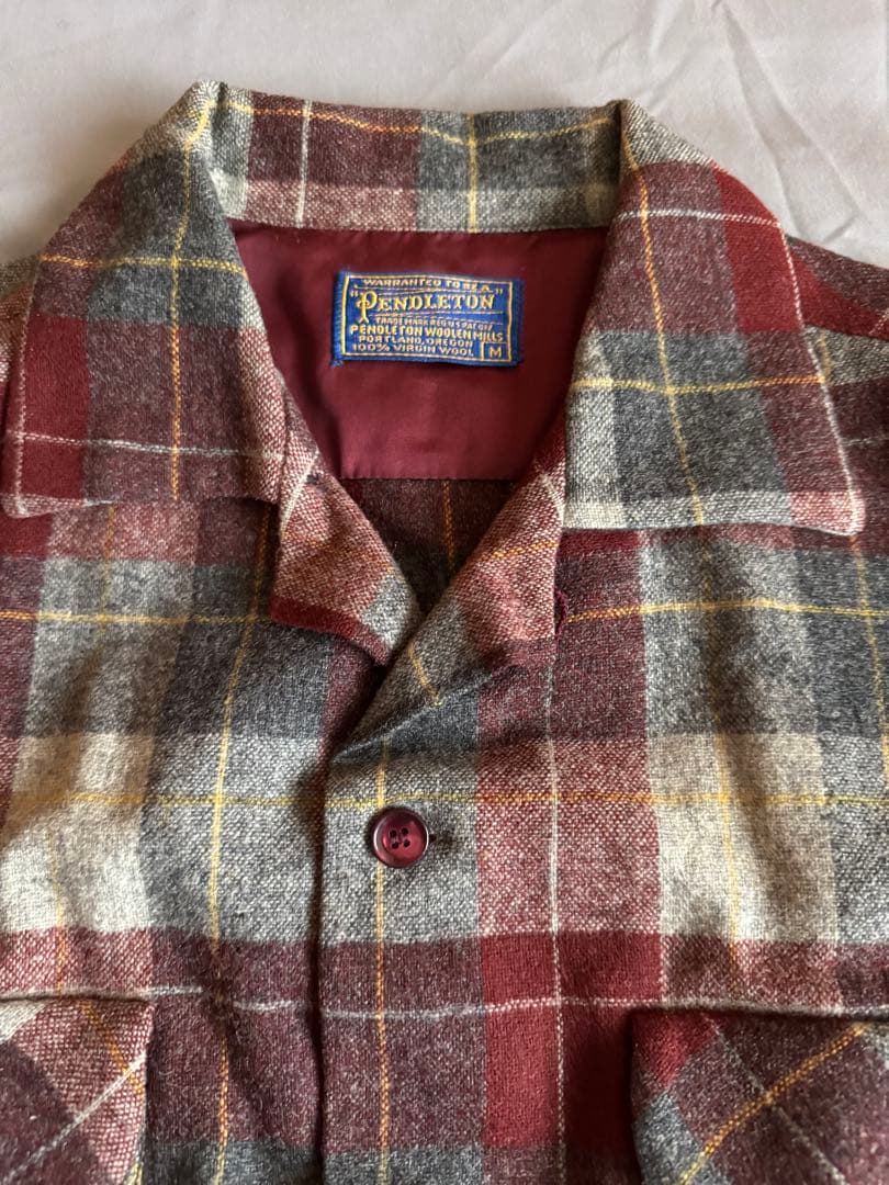 ペンドルトン　70年代チェックシャツ　ボード　キムタク　ビンテージ　ビッグマック