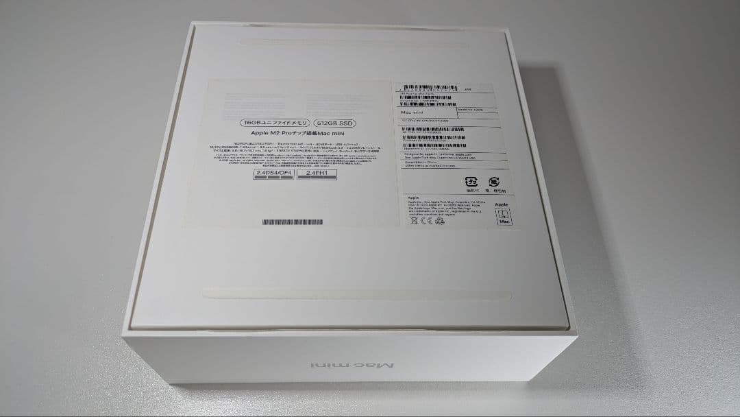 y*t様 Mac Mini M2Pro メモリ16GB SSD512GB mnh
