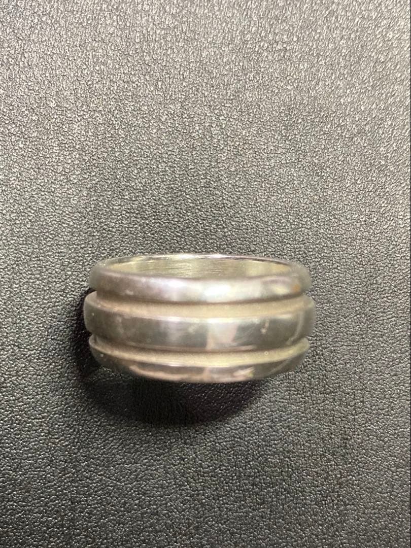 ティファニー　 TIFFANY 13号 グルーブド ダブルリング