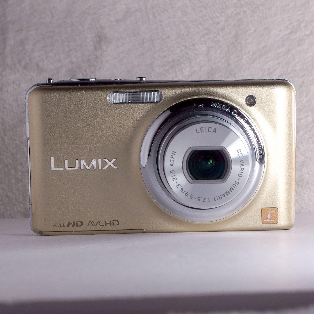 美品完動 元箱 専用ケース付 Panasonic LUMI DMC FX 77