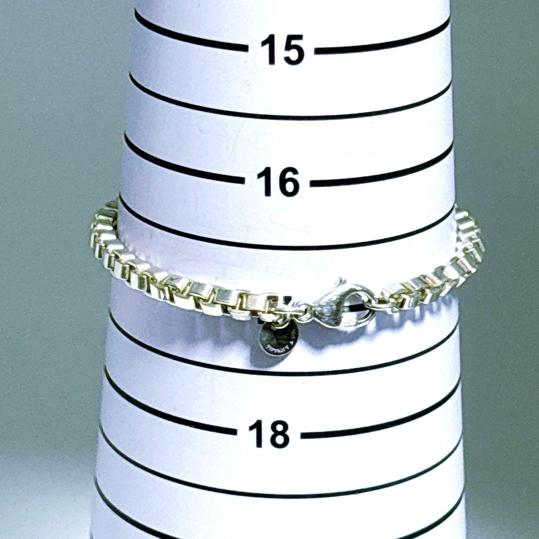 【美品】18.5cm ティファニー ベネチアン ブレスレット シルバー925