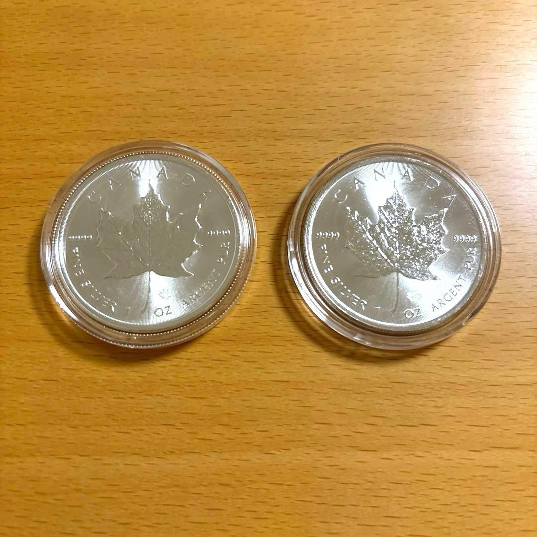2021年　新品　メイプルリーフ銀貨 カナダ　1オンス 銀貨地銀　正規品